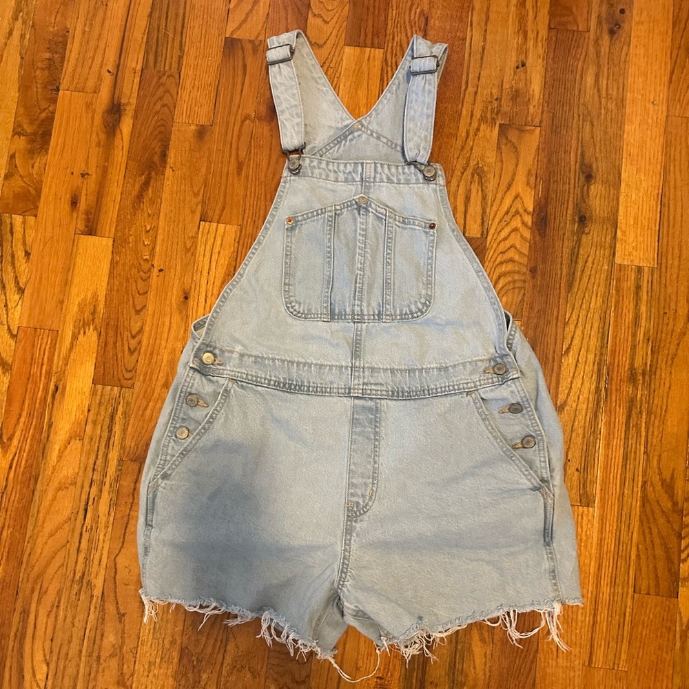 Vintage Light Blue Denim Overalls